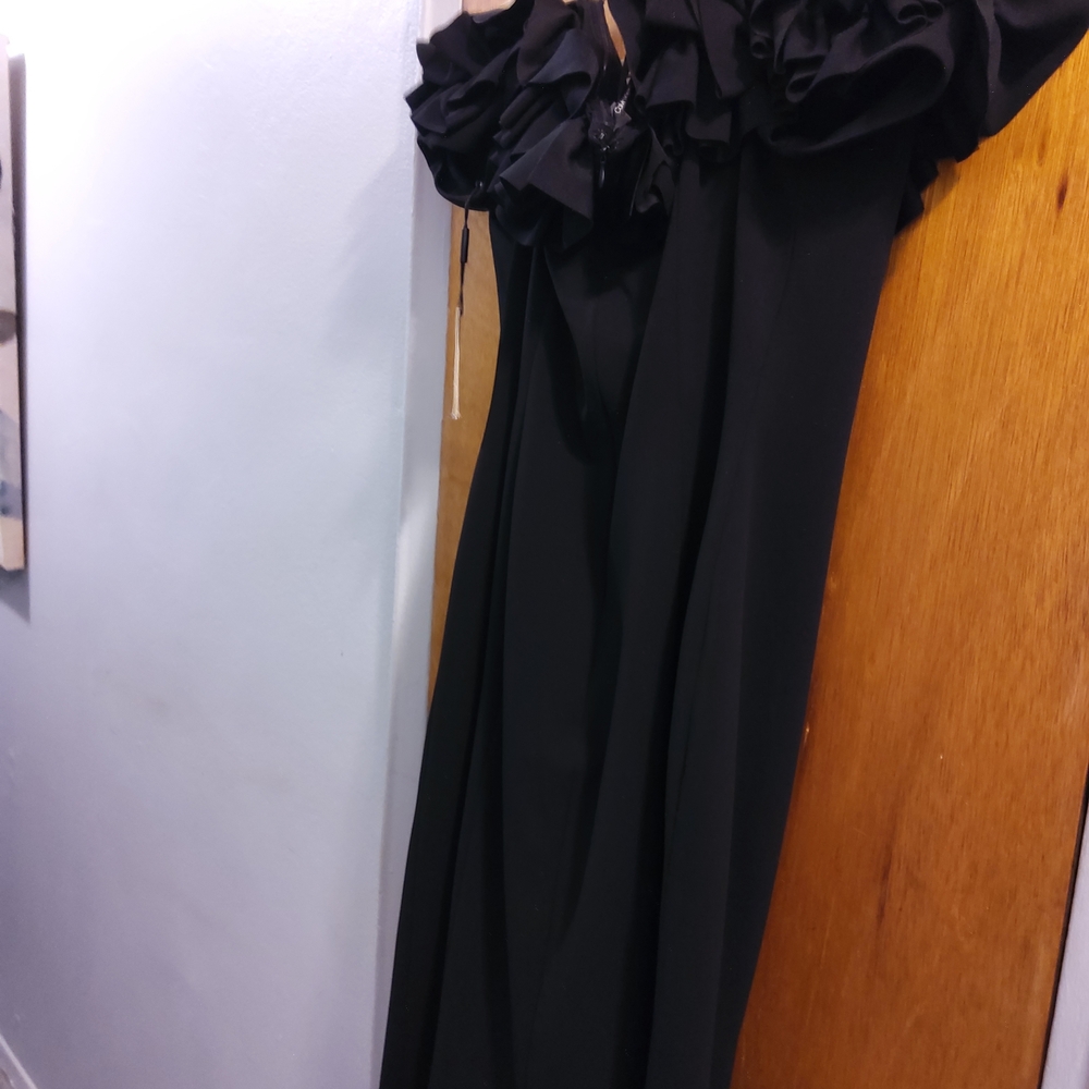 Calvin Klein Collection Black Strapless Dress